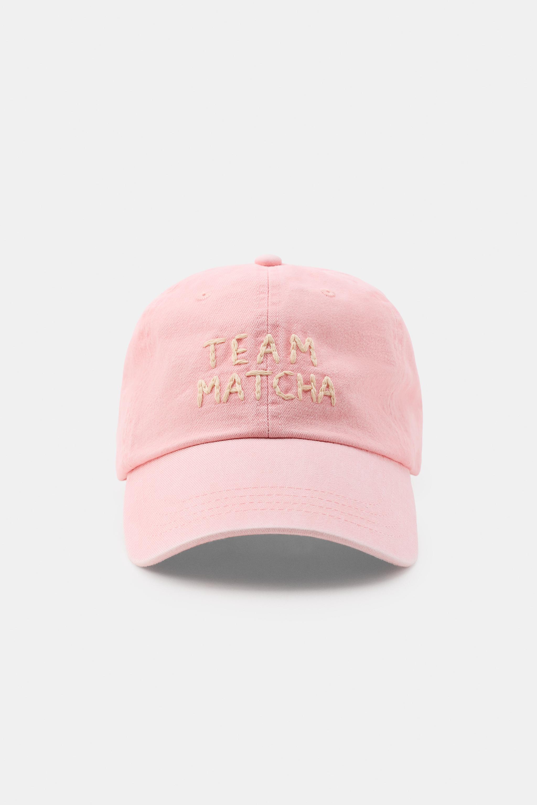 CASQUETTE SERGÉ INSCRIPTION MATCHA